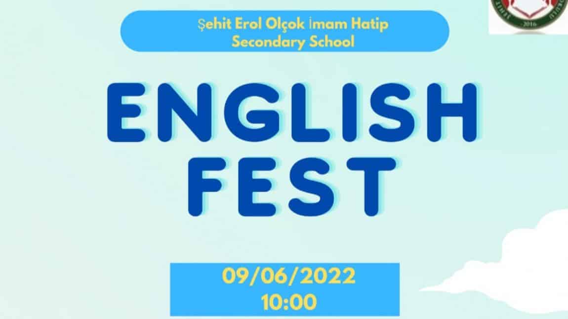 English Fest (İngilizce Festivali) 9 Haziran 
